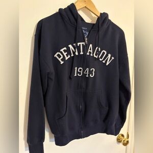 022 - CHAMPION REVERSE WEAVE PENTAGON US MILITARY GOVERNMENT SWEATSHIRT HOODIE